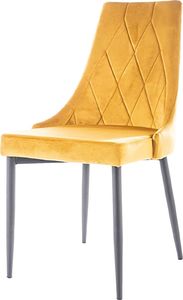 Selsey Krzesło tapicerowane Cornido miodowy 1