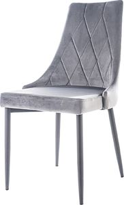 Selsey Krzesło tapicerowane Cornido szary 1