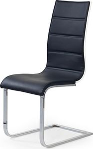 Selsey Krzesło tapicerowane Kanerga czarno-białe 1