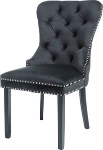 Selsey Krzesło tapicerowane Violart czarny 1