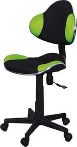 Krzesło biurowe Selsey Morild Czarno-zielony 1