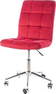 Krzesło biurowe Selsey Leonero Bordowe 1