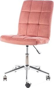 Krzesło biurowe Selsey Leonero Różowe 1