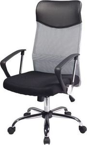 Krzesło biurowe Selsey Rens Czarno-szare 1