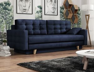 Selsey Kanapa rozkładana trzyosobowa Verat granatowa 2