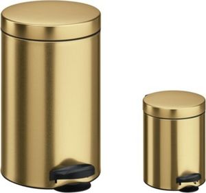 Kosz na śmieci Selsey na pedał złoty 2