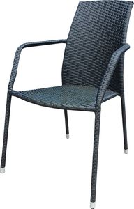 Selsey Krzesło ogrodowe Sokoto czarne 1