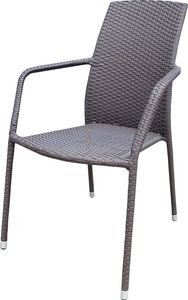Selsey Krzesło ogrodowe Sokoto brązowe 1