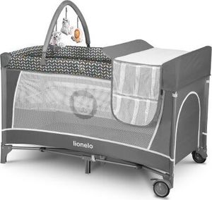 Lionelo ŁÓŻECZKO FLOWER GREY SCANDI 658777 4