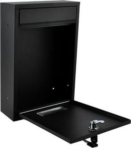 Malatec Skrzynka na listy S6237 - czarna uniwersalny 6