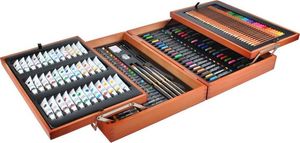 Iso Trade Zestaw do malowania 174 szt. w walizce 8