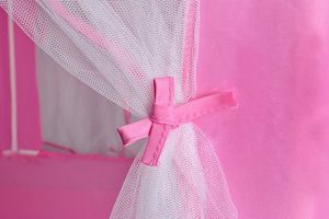 Malatec Namiot pałac dla dzieci do zabaw różowy uniwersalny 4