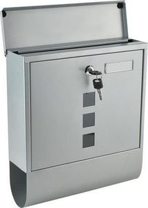 Malatec Skrzynka na listy srebrna 2