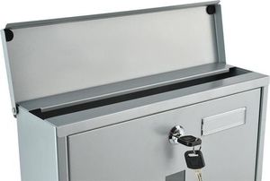 Malatec Skrzynka na listy srebrna 3