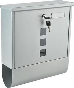 Malatec Skrzynka na listy srebrna 4