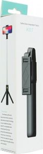 Selfie stick Selfie Stick Tripod K07 statyw z pilotem bluetooth / bezprzewodowy uchwyt kijek do zdjęć czarny () - 5903396033605 9