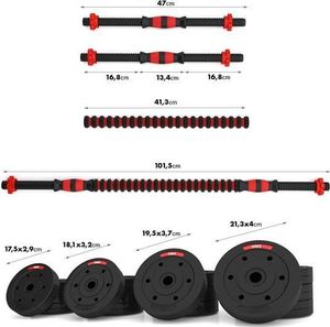HMS SGP30 SZTANGIELKI-SZTANGA KOMPOZYT 30 KG HMS 10