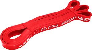 SportVida Powerband SV-HK0190 średni opór czerwony 1 szt. 1