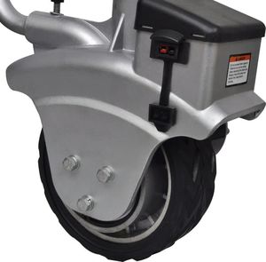 vidaXL Aluminiowe koło podporowe/manewrowe do przyczepy 12 V 350 W 4