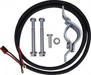 vidaXL Aluminiowe koło podporowe/manewrowe do przyczepy 12 V 350 W 6