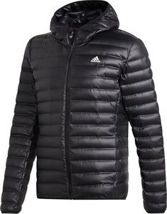Kurtka męska Adidas Varilite Hooded Down czarna r. S 1
