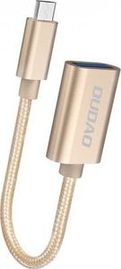 Adapter USB Dudao OTG microUSB - USB Złoty  (dudao_20201019161723) 1