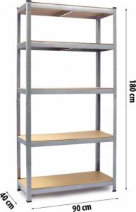 Humberg Regał metalowy magazynowy 180x90x40cm HR-812 5