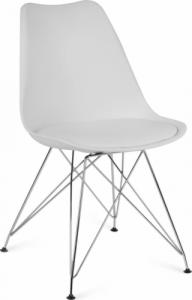 Sofotel Nowoczesne krzesło skandynawskie Sofotel Kapra - białe 1