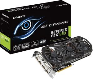 Karta graficzna Gigabyte GeForce GTX 960 Gaming Windforce 3X 4GB GDDR5 (128 bit) 2x DVI, HDMI, 3x DP (GV-N960G1 GAMING-4GD) 1