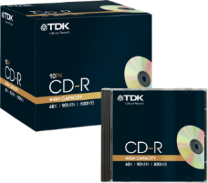 TDK CD-R 800MB 40x 10 płyt (t18780) 2