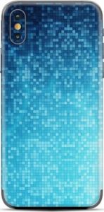 Pan i Pani Gadżet Etui iPhone Naklejka Niebieskie Pixele 1