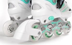 Rolki SportVida SV-LG0045 z wymienną płozą regulowane białe r. 39-42 4