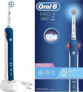 Szczoteczka Oral-B Szczoteczka rotacyjna Pro 2 2000S Sensi UltraThin Granatowa 2