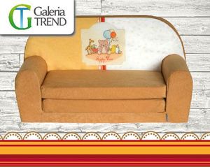 Galeriatrend Sofka Dziecięca Mini Kanapa Łóżko Happy Place 2