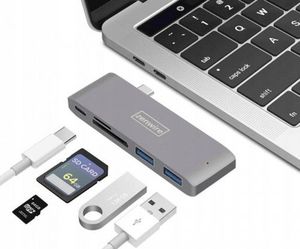 HUB USB Zenwire 1x SD 1x USB-C PD 1x microSD  + 2x USB-A 3.0 (2114-52592) 2
