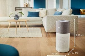 Oczyszczacz powietrza Philips Oczyszczacz powietrza Philips AC3033 / 10 Connected 3000I (dla alergików i palaczy, do 104M2, Cadr 400M3 / H, czujnik Aerasense, z kontrolą aplikacji) biały / srebrny 3