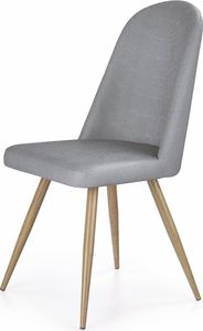 Selsey Krzesło tapicerowane Sivica szare 1