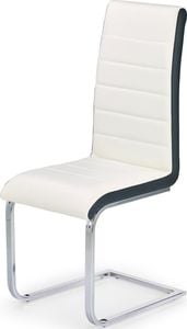 Selsey Krzesło tapicerowane Sampa biało - czarne 1