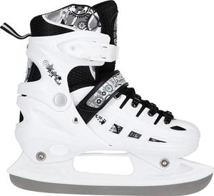 Rolki Nils Extreme NH10905 z wymienną płozą regulowane białe r. 35-38 5