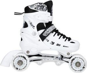 Rolki Nils Extreme NH10905 z wymienną płozą regulowane białe r. 39-42 4