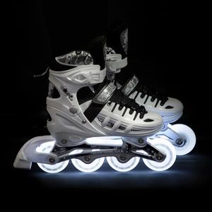 Rolki Nils Extreme NH10905 z wymienną płozą regulowane białe r. 39-42 6