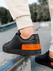 Ombre Buty męskie czarne r. 42 (T359) 1
