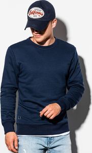 Ombre Bluza męska bez kaptura B978 granatowa S 2