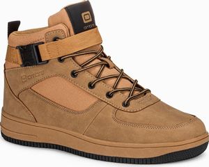 Ombre Buty męskie sneakersy T317 - beżowe 44 2