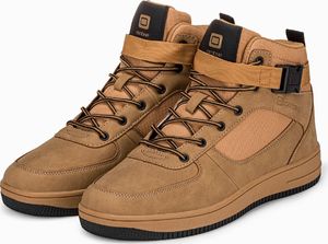 Ombre Buty męskie sneakersy T317 - beżowe 44 3