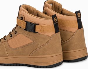 Ombre Buty męskie sneakersy T317 - beżowe 44 6