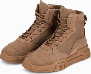 Ombre Buty męskie sneakersy T348 - camel 44 3