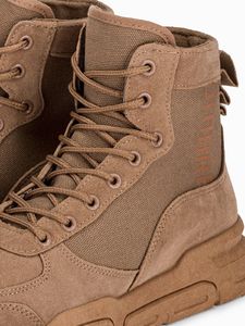 Ombre Buty męskie sneakersy T348 - camel 44 6