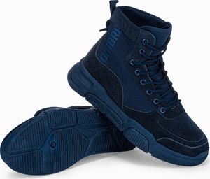 Ombre Buty męskie sneakersy T348 - granatowe 44 3