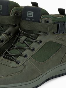 Ombre Buty męskie sneakersy T317 - zielone 44 5